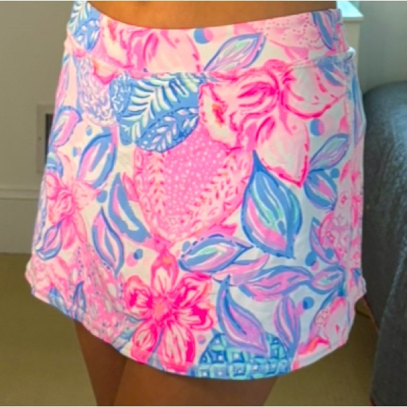 Lilly Pulitzer Girls UPF 50+ Mini Aila Skort - Picture 4 of 5